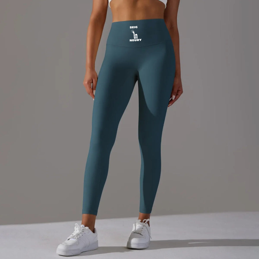 Pantalon de Yoga Femme 9/10 Taille Haute – Double Face, Respirant, Skin Fit | Confort Seconde Peau | SEIGNEURY 2025