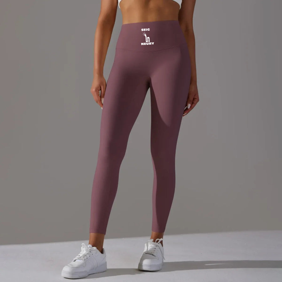 Pantalon de Yoga Femme 9/10 Taille Haute – Double Face, Respirant, Skin Fit | Confort Seconde Peau | SEIGNEURY 2025
