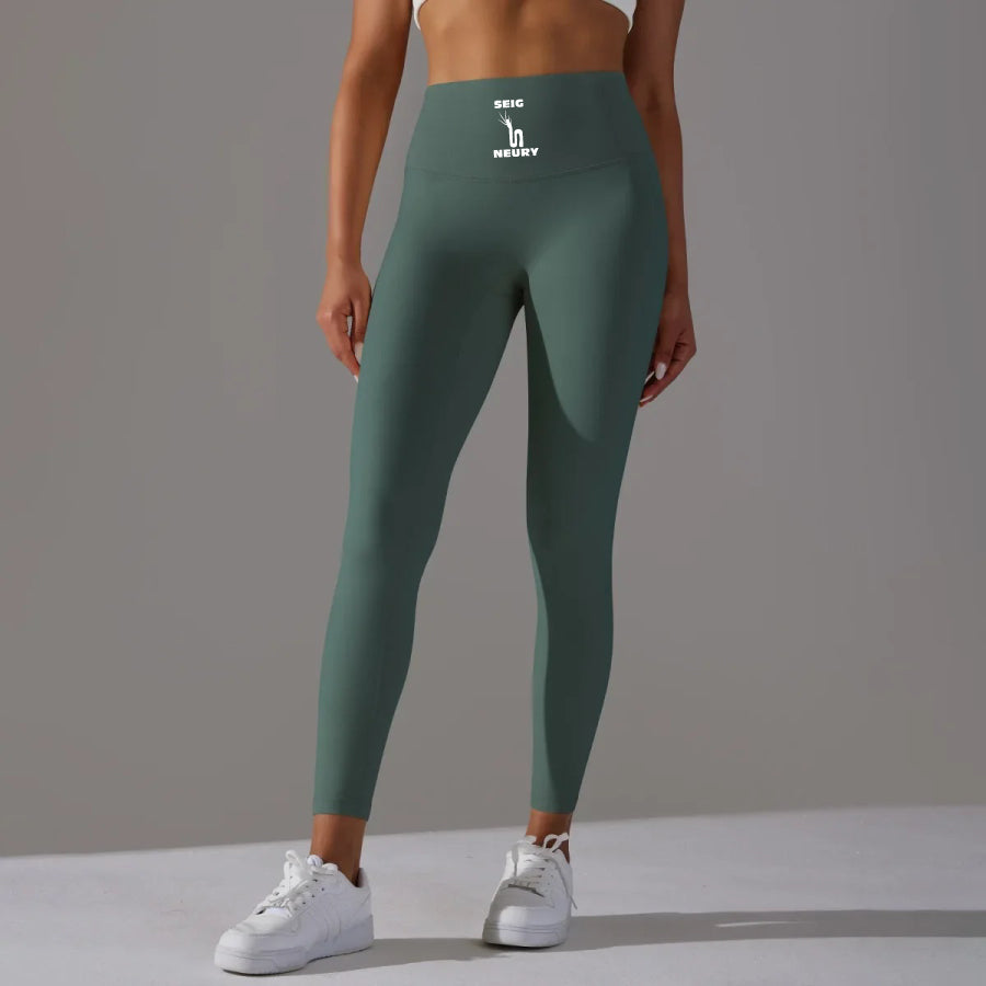 Pantalon de Yoga Femme 9/10 Taille Haute – Double Face, Respirant, Skin Fit | Confort Seconde Peau | SEIGNEURY 2025