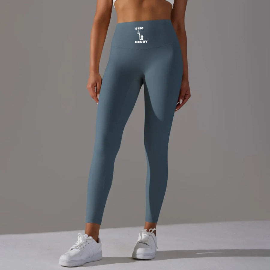 Pantalon de Yoga Femme 9/10 Taille Haute – Double Face, Respirant, Skin Fit | Confort Seconde Peau | SEIGNEURY 2025