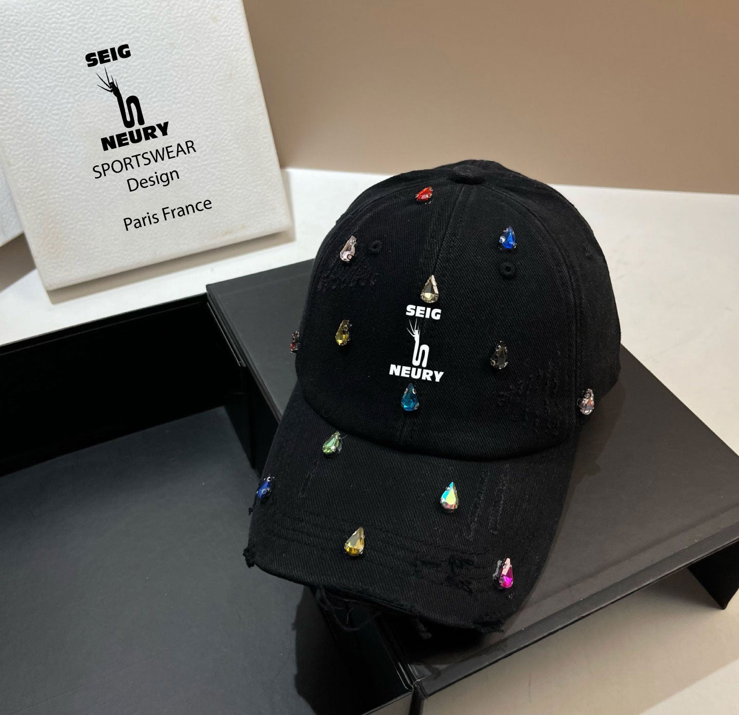 Casquette de Baseball Coréenne de Luxe SEIGNEURY – Élégance Tendance 2025