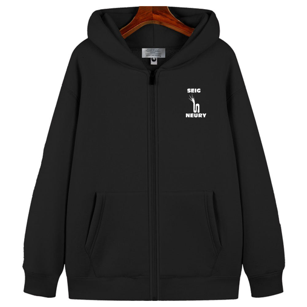 Sweat à Capuche SEIGNEURY – Mixte, Chaud, Zippé, Polaire Premium