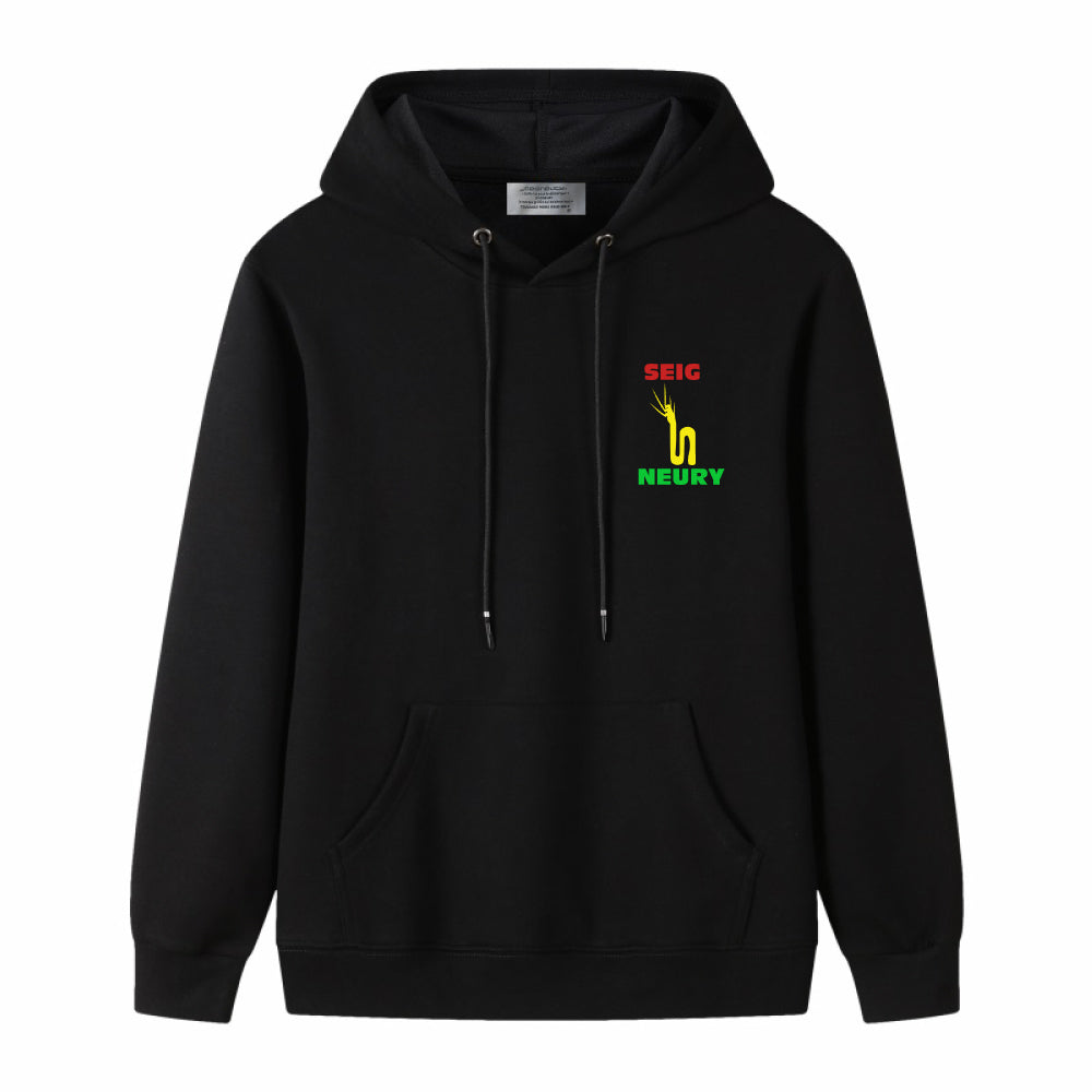 Sweat à capuche SEIGNEURY Marley collection– Unisexe 100% Coton, Logo Signature