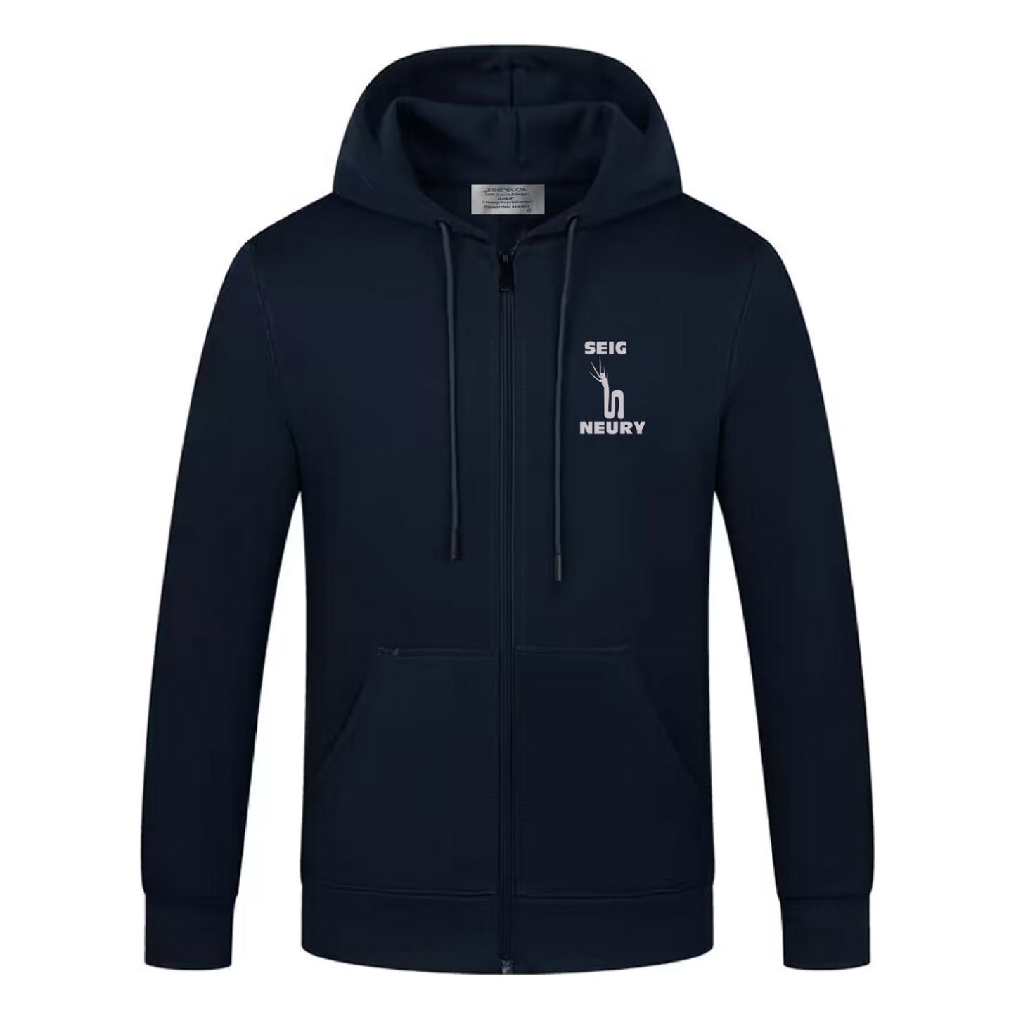 Sweat à capuche seigneury zippé à manches longues pour hommes et femmes décontracté