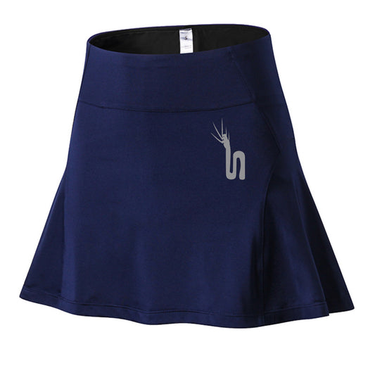 Jupe de Tennis et de Badminton pour femmes, couleur unie séchage rapide, taille haute