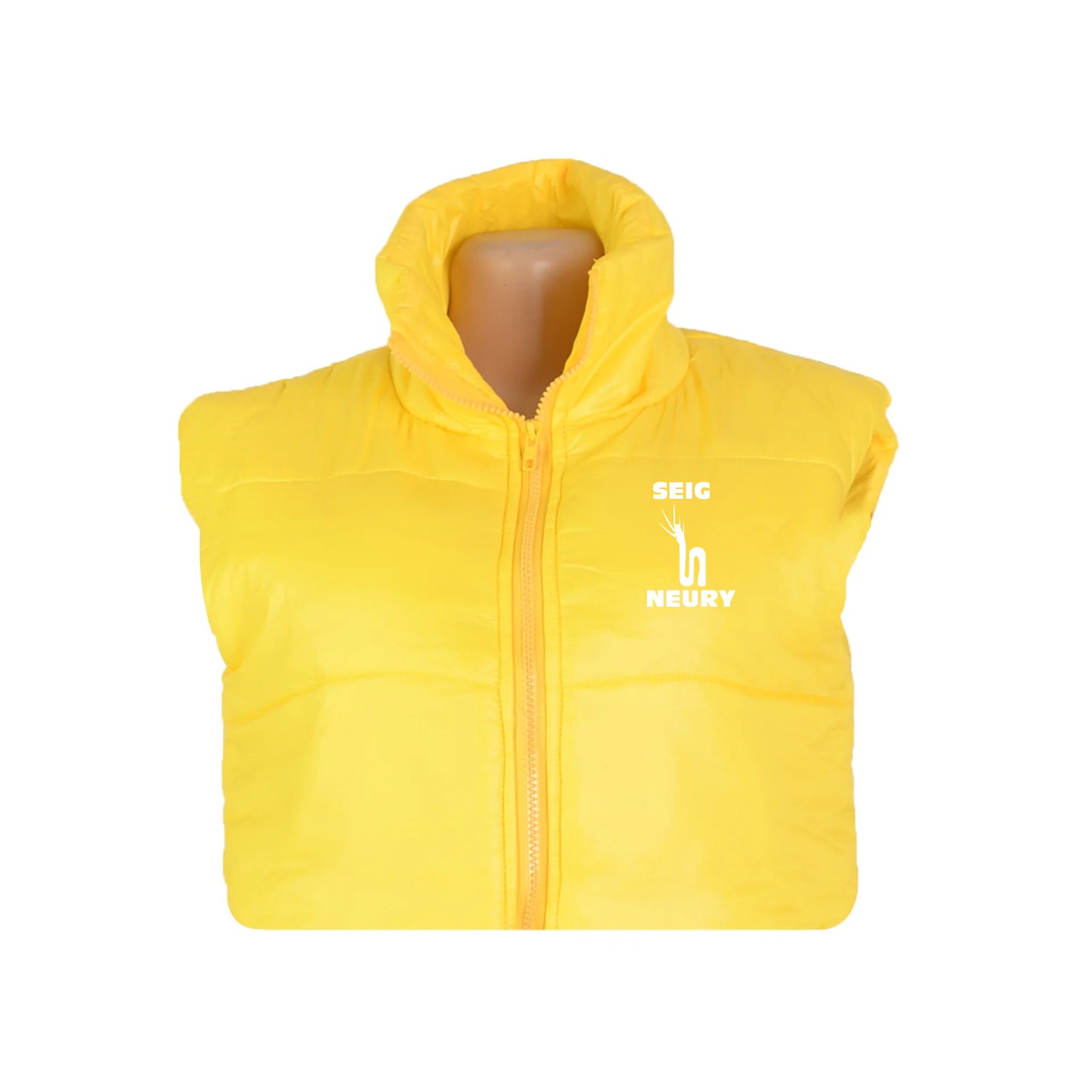 Veste Sans Manches Femme – Gilet Court à Col Rabattu, Chaud et Élégant | SEIGNEURY Automne-Hiver