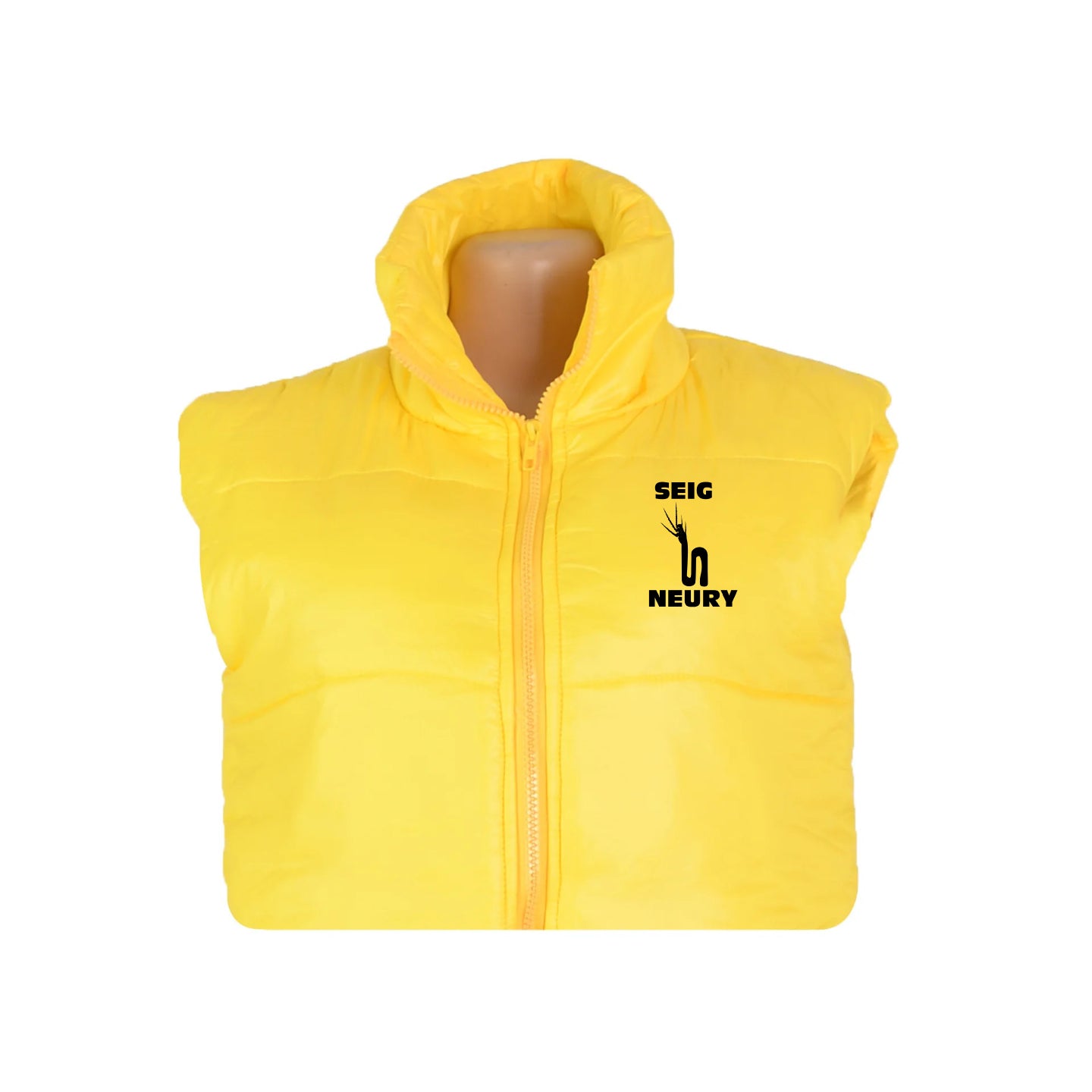 Veste Sans Manches Femme – Gilet Court à Col Rabattu, Chaud et Élégant | SEIGNEURY Automne-Hiver