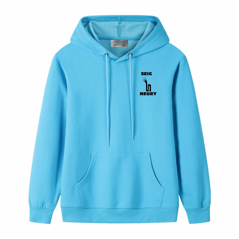 Sweat à capuche SEIGNEURY – Unisexe 100% Coton, Logo Signature, 4 Saisons
