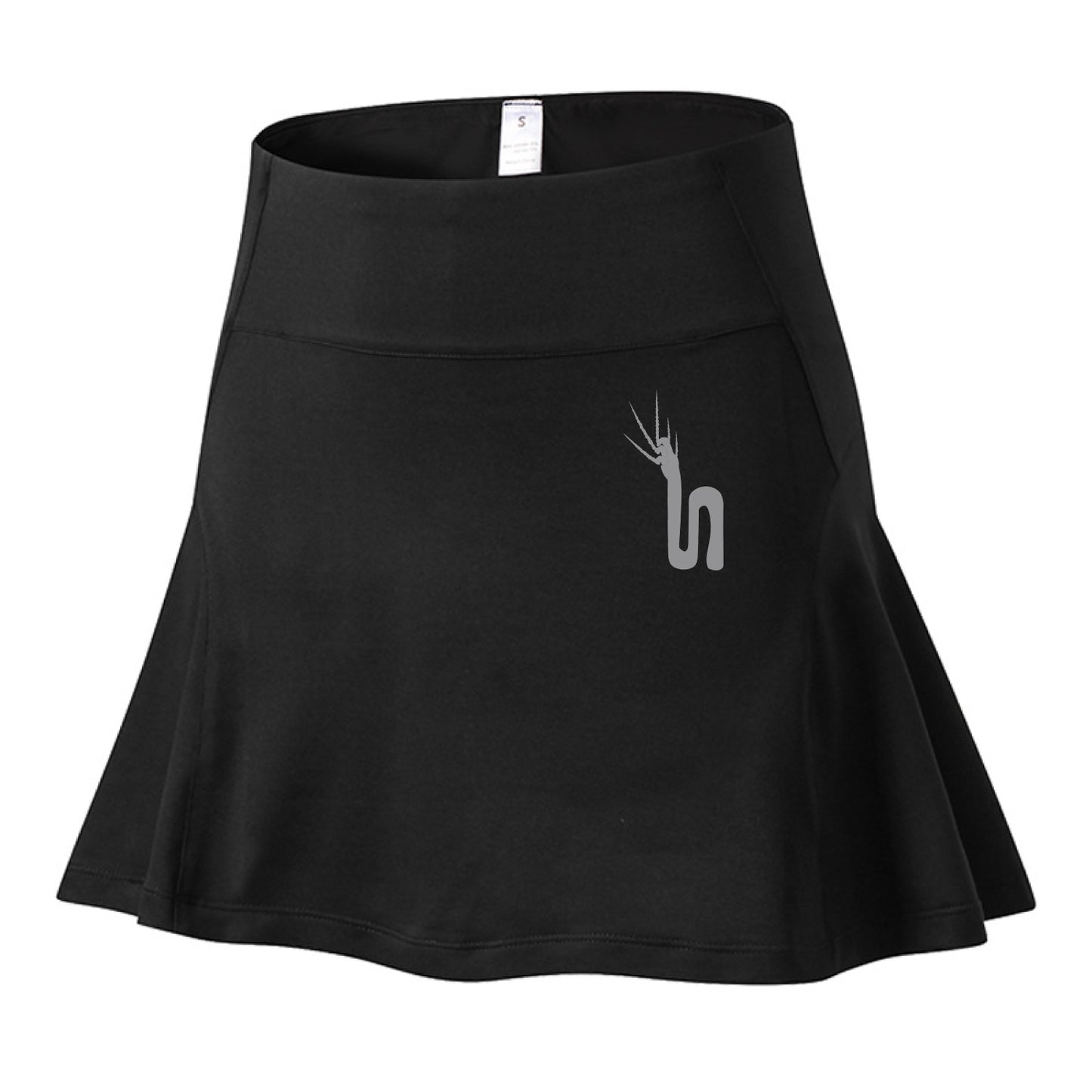 Jupe de Tennis et de Badminton pour femmes, couleur unie séchage rapide, taille haute