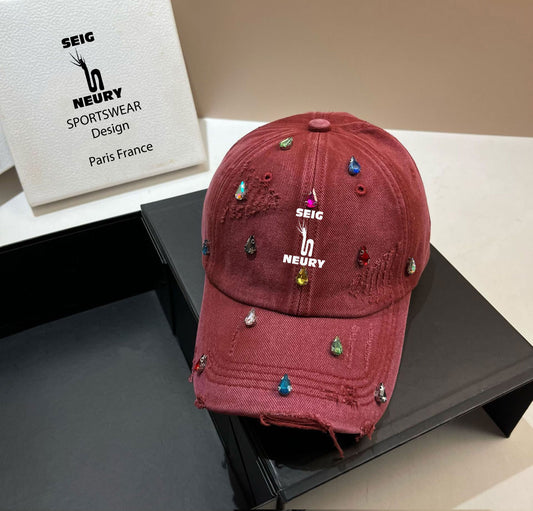 Casquette de Baseball Coréenne de Luxe SEIGNEURY – Élégance Tendance 2025
