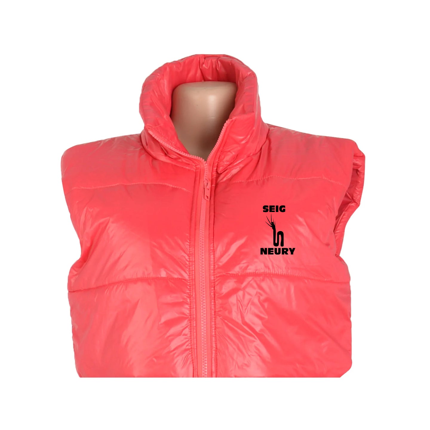 Veste Sans Manches Femme – Gilet Court à Col Rabattu, Chaud et Élégant | SEIGNEURY Automne-Hiver