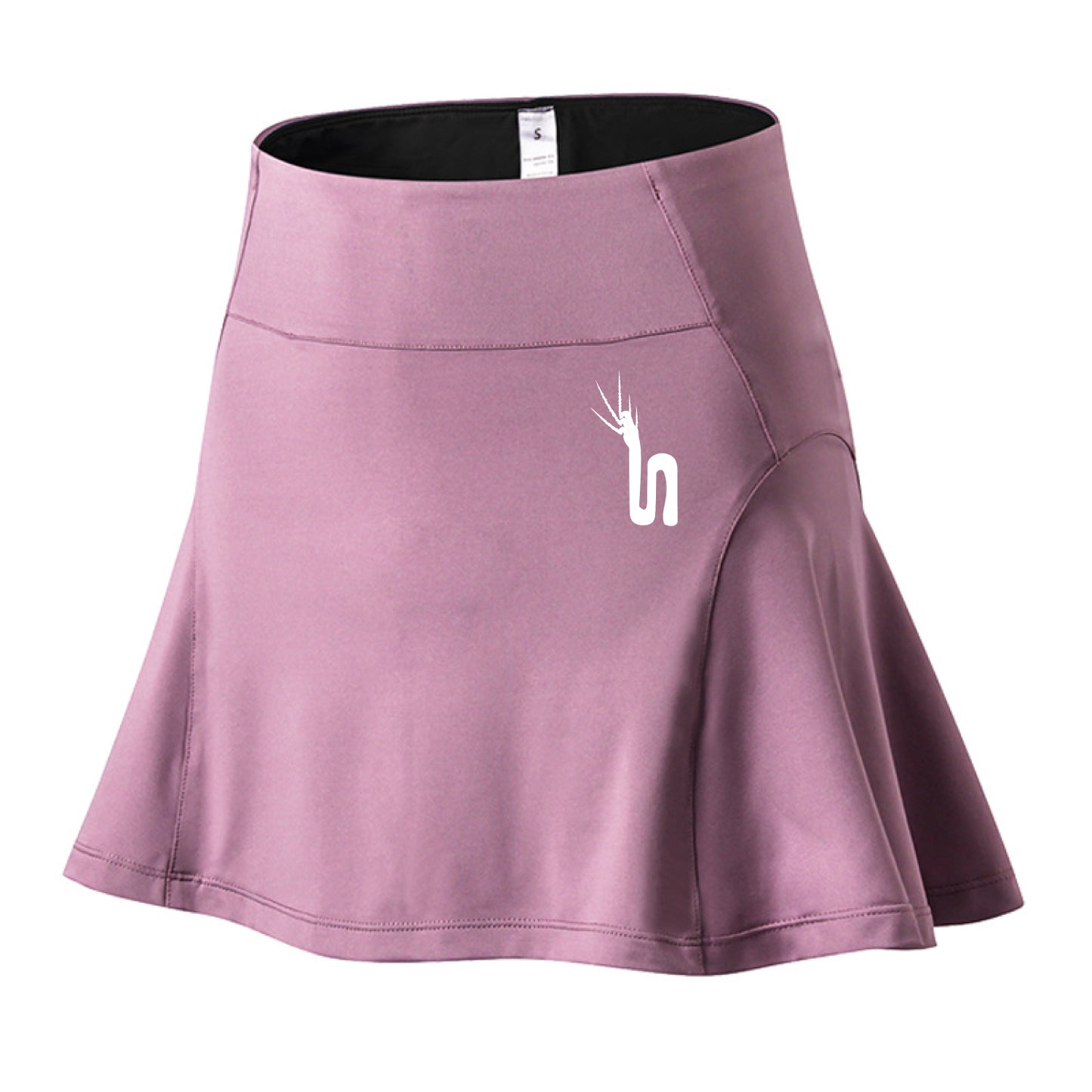 Jupe de Tennis et de Badminton pour femmes, couleur unie séchage rapide, taille haute