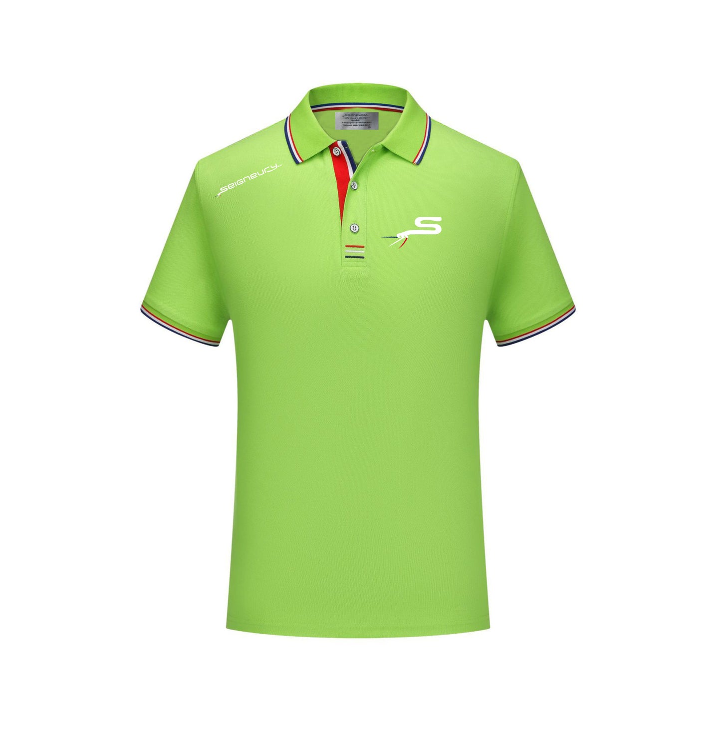 Polo SEIGNEURY avec logo gamme argent Silver – Élégance sportive et esprit français