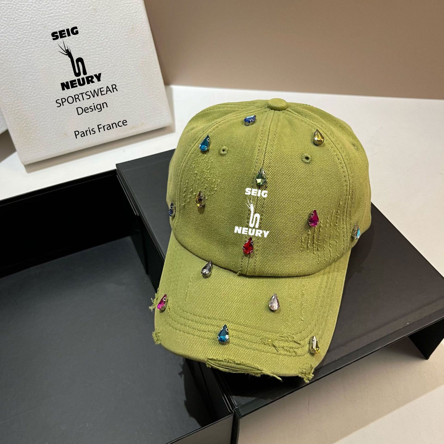Casquette de Baseball Coréenne de Luxe SEIGNEURY – Élégance Tendance 2025