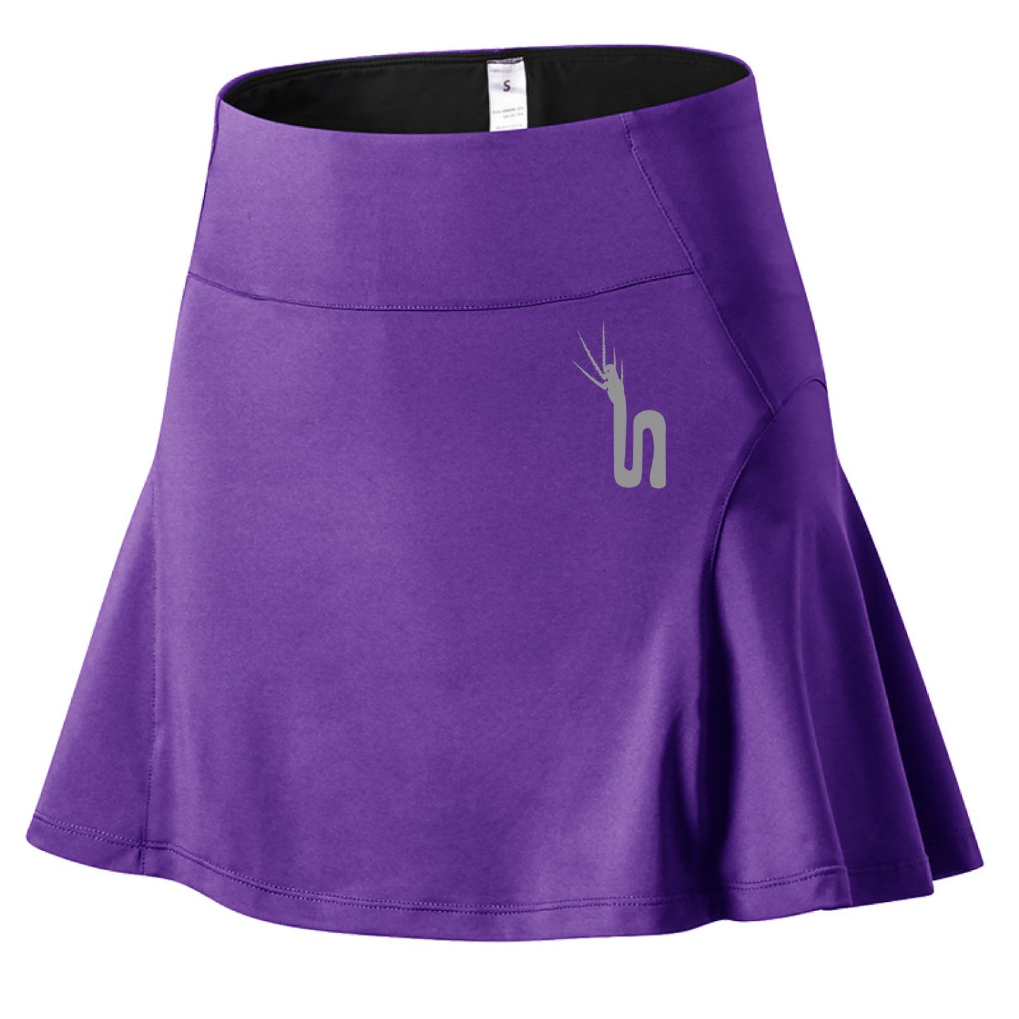 Jupe de Tennis et de Badminton pour femmes, couleur unie séchage rapide, taille haute