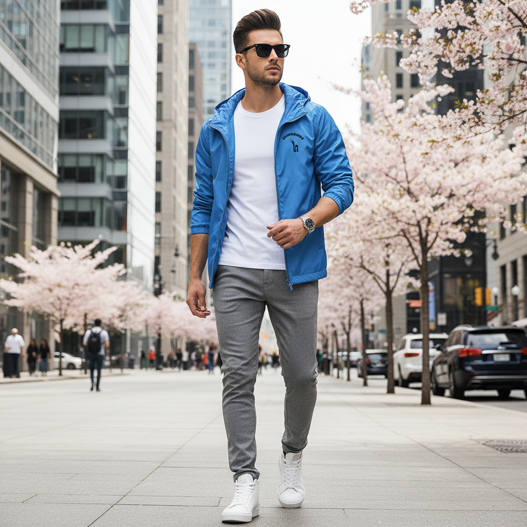 Veste bleu ciel SEIGNEURY