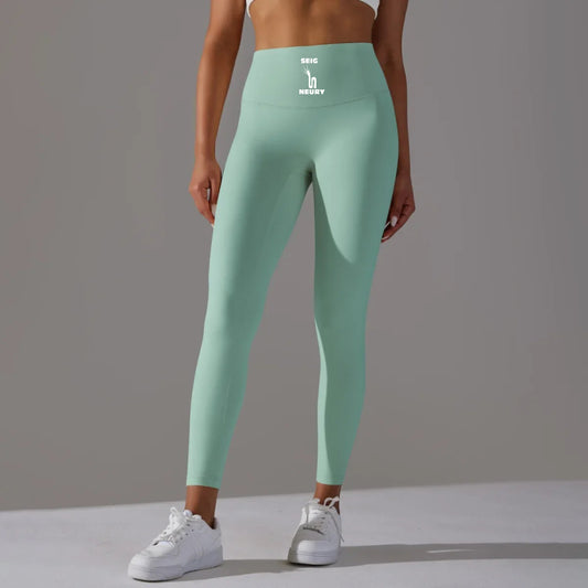 Pantalon de Yoga Femme 9/10 Taille Haute – Double Face, Respirant, Skin Fit | Confort Seconde Peau | SEIGNEURY 2025