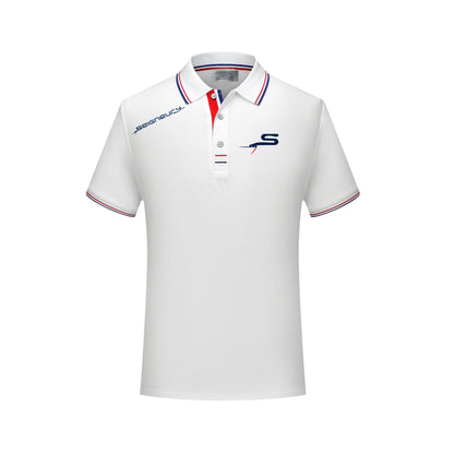 Polo SEIGNEURY avec logo gamme argent Silver – Élégance sportive et esprit français