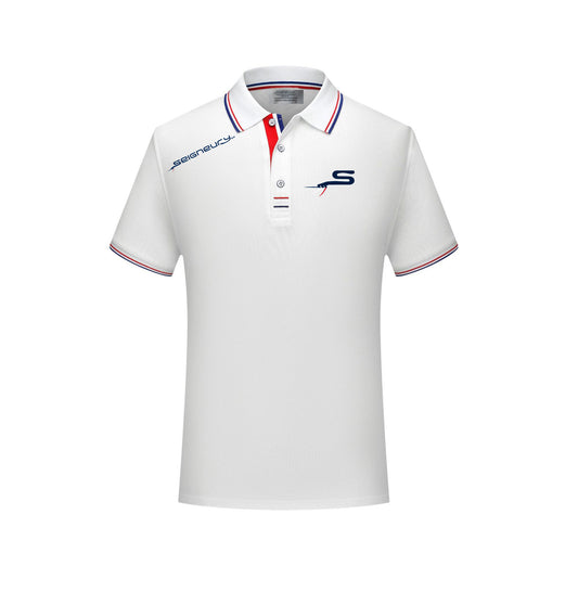 Polo SEIGNEURY avec logo gamme argent Silver – Élégance sportive et esprit français