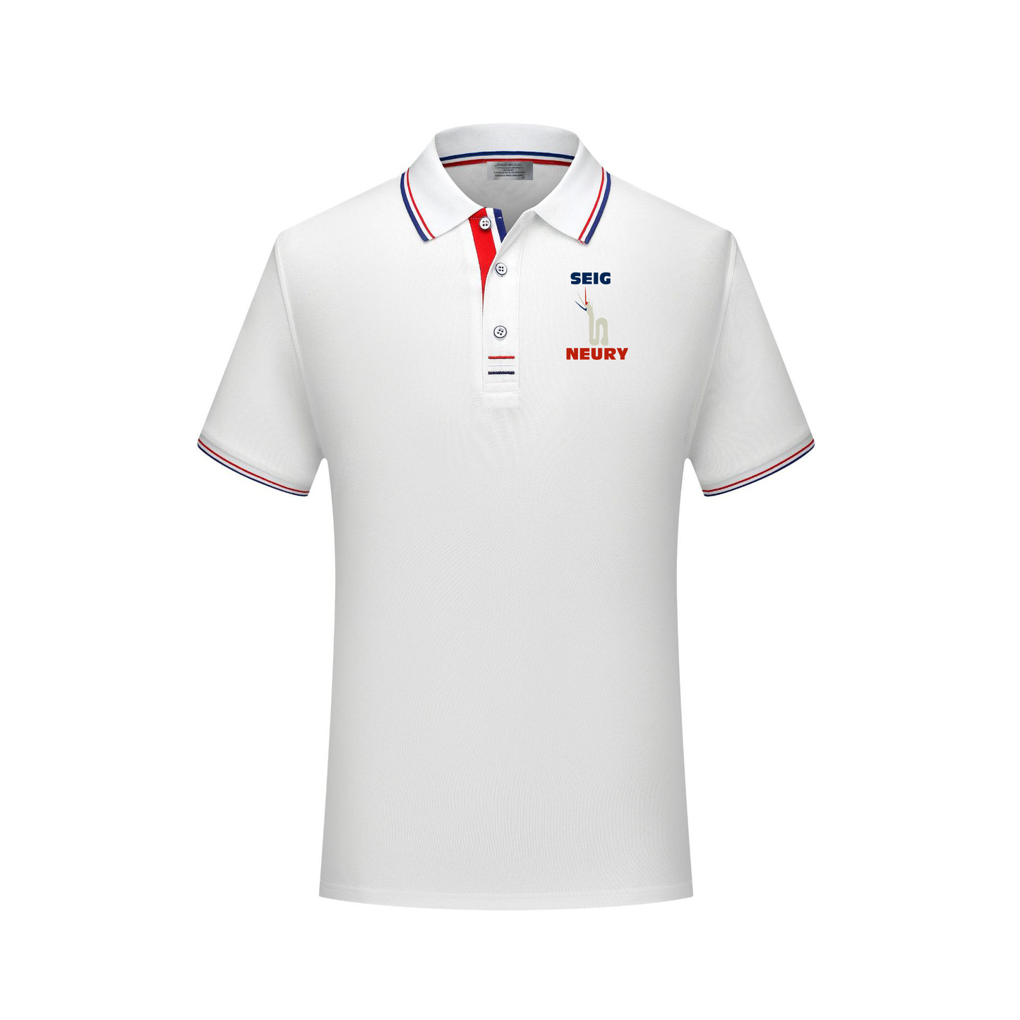 Polo SEIGNEURY Tricolore – L’élégance sportive à la française 🇫🇷