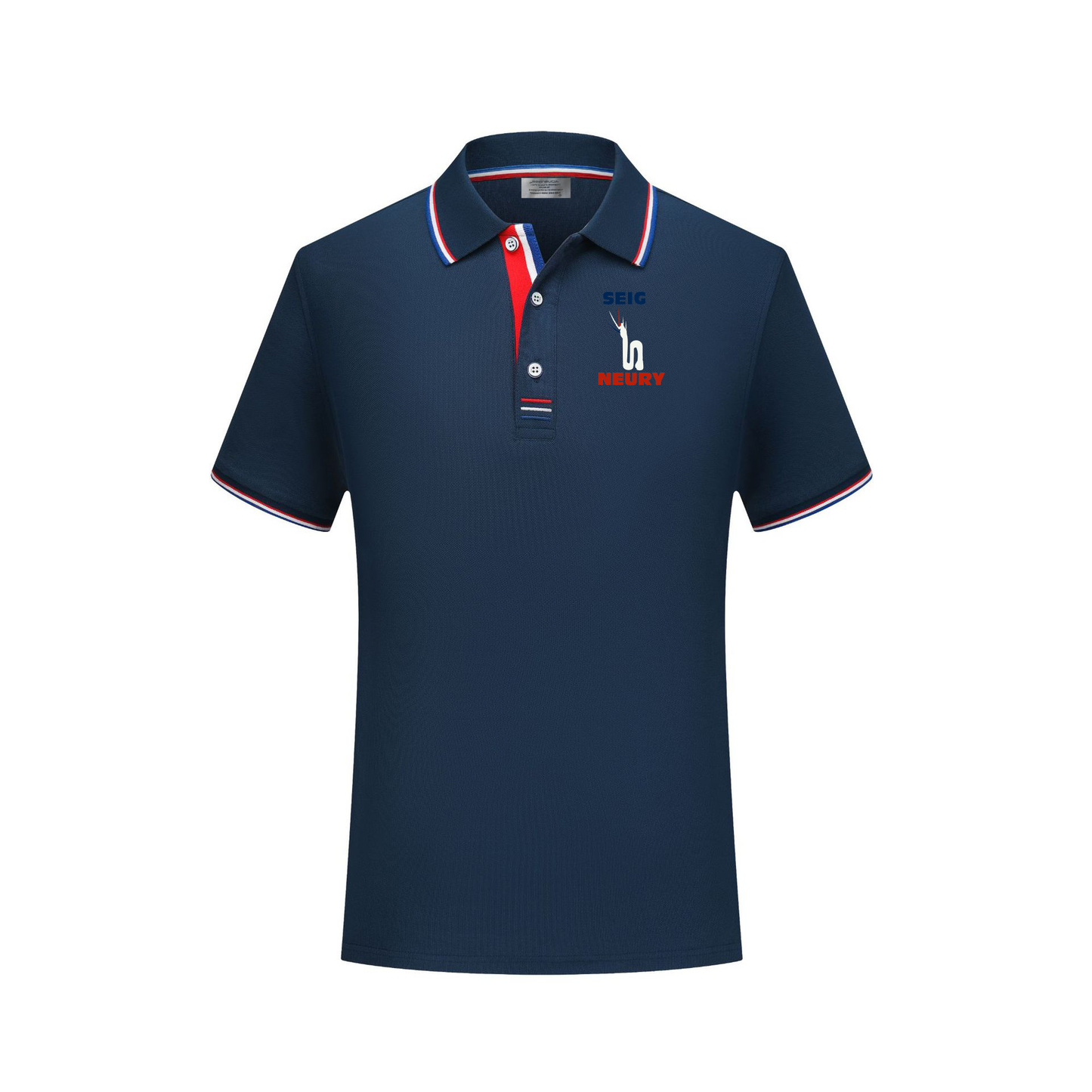 Polo SEIGNEURY Tricolore – L’élégance sportive à la française 🇫🇷