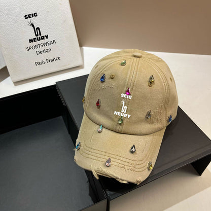 Casquette de Baseball Coréenne de Luxe SEIGNEURY – Élégance Tendance 2025