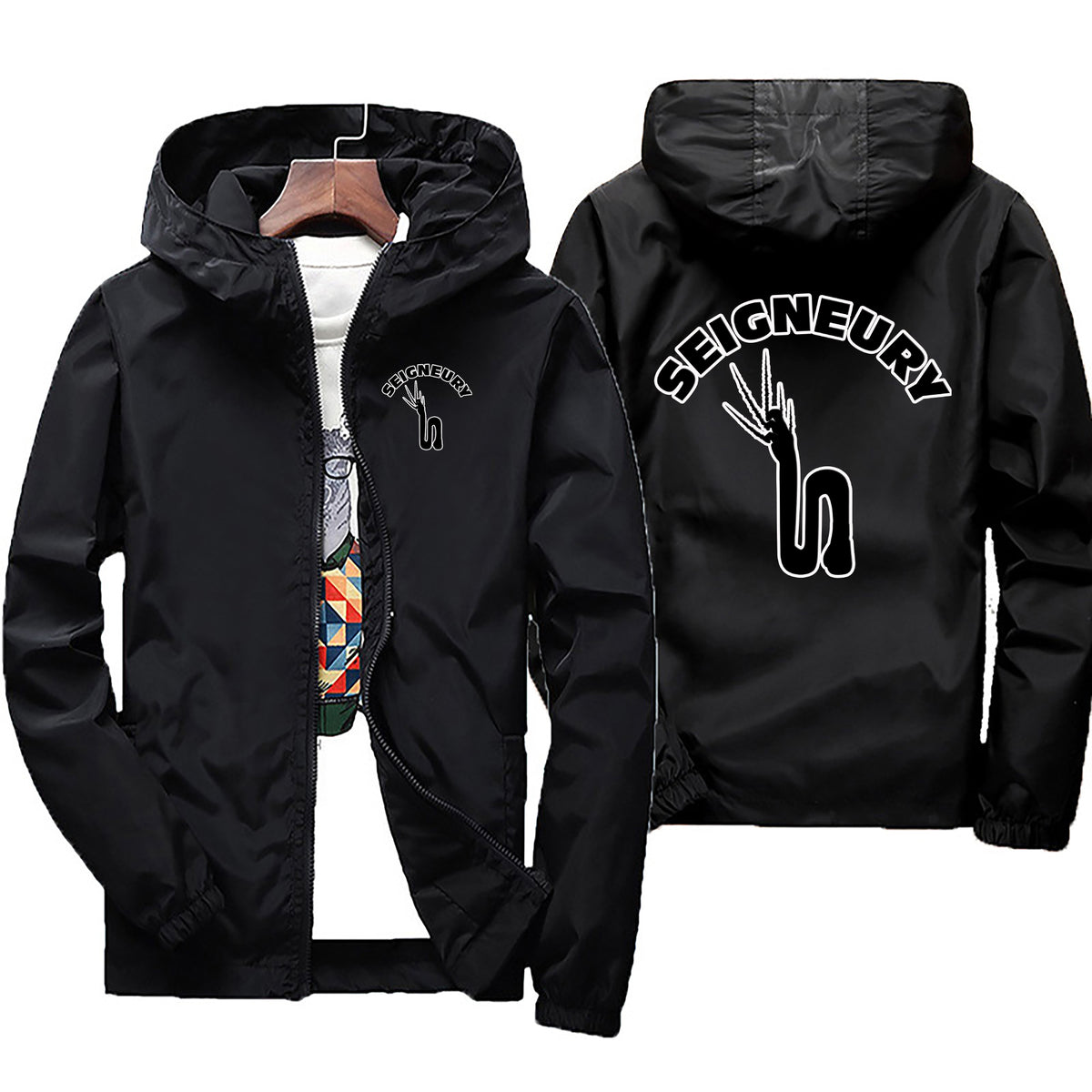 Veste coupe-vent seigneury design automne hiver printemps été tiens chaud