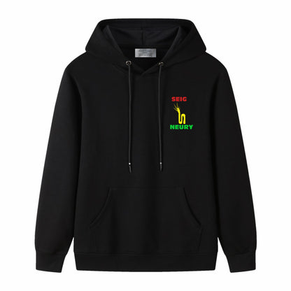 Sweat à capuche SEIGNEURY Marley collection– Unisexe 100% Coton, Logo Signature