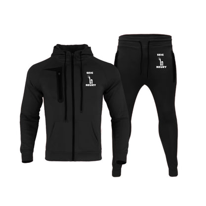 Ensemble Jogging Homme SEIGNEURY – Veste Zippée + Pantalon – Polyester Technique