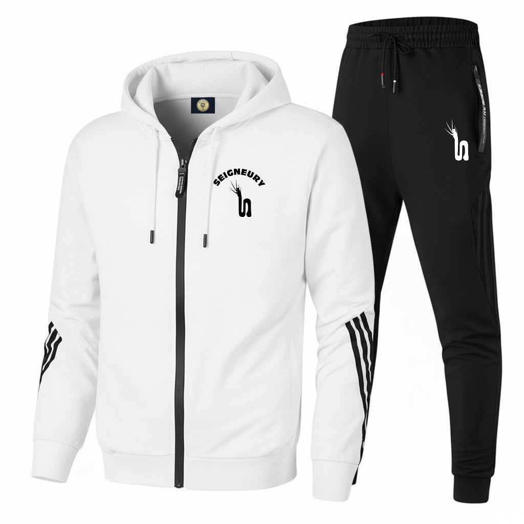 Combinaison Jogging Unisexe SEIGNEURY Zippée à Capuche – Polyester