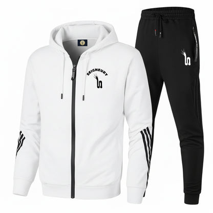 Combinaison Jogging Unisexe SEIGNEURY Zippée à Capuche – Polyester