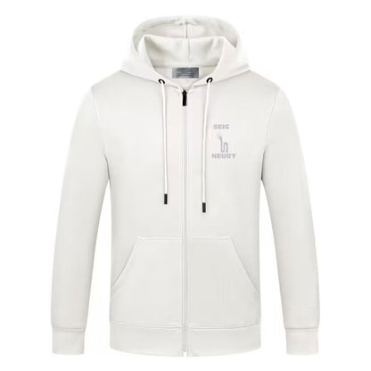 Sweat à capuche seigneury zippé à manches longues pour hommes et femmes décontracté