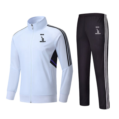 Combinaison Survêtement SEIGNEURY – Polyester Premium | 3 Bandes Latérales | S à 5XL