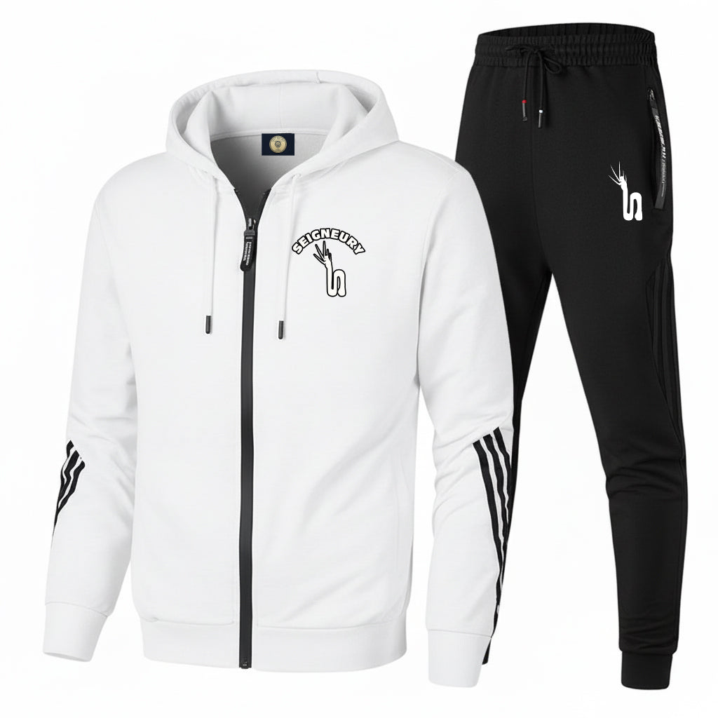 Combinaison Jogging Unisexe SEIGNEURY Zippée à Capuche – Polyester