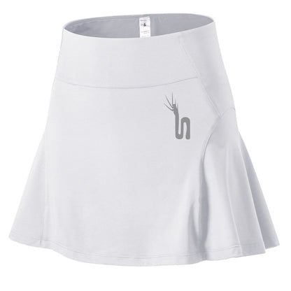 Jupe de Tennis et de Badminton pour femmes, couleur unie séchage rapide, taille haute