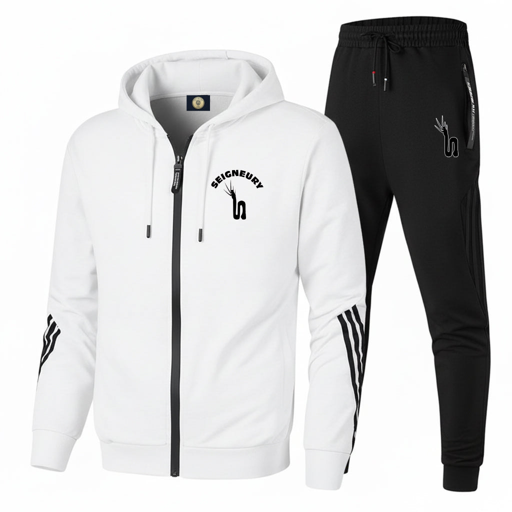 Combinaison Jogging Unisexe SEIGNEURY Zippée à Capuche – Polyester