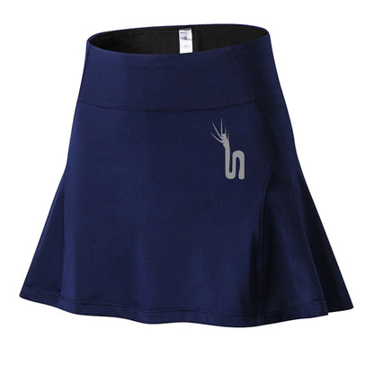 Jupe de Tennis et de Badminton pour femmes, couleur unie séchage rapide, taille haute