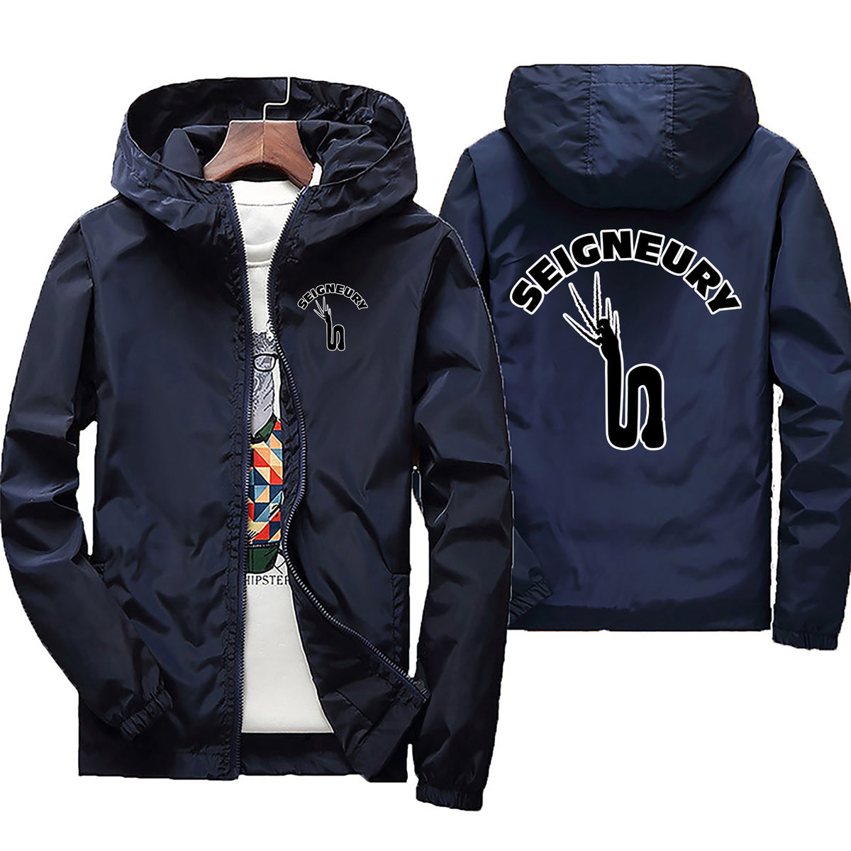 Veste coupe-vent seigneury design automne hiver printemps été tiens chaud