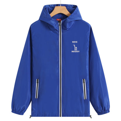 Coupe-vent décontracté seigneury sport design confortable respirant, printemps été