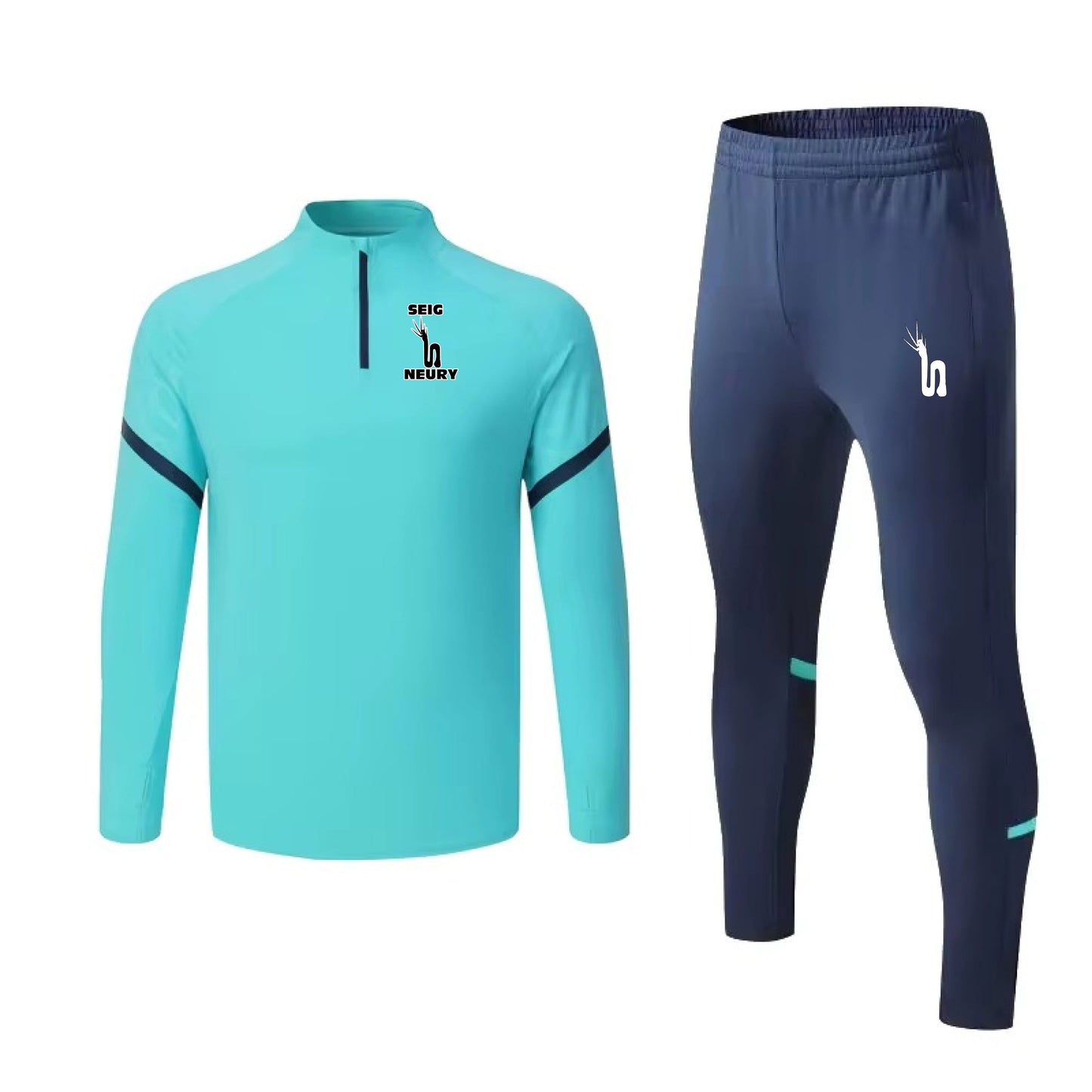 Combinaison Jogging SEIGNEURY – Ensemble Polyester Technique – Haut + Pantalon