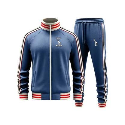 Combinaison Jogging SEIGNEURY Homme – Ensemble Sport Décontracté Zippé – Polyester