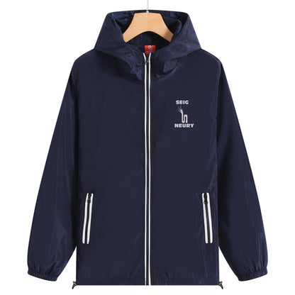 Coupe-vent décontracté seigneury sport design confortable respirant, printemps été