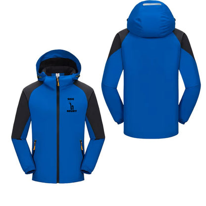 Sweat imperméables SEIGNEURY à capuche unisexe, printemps automne, hiver