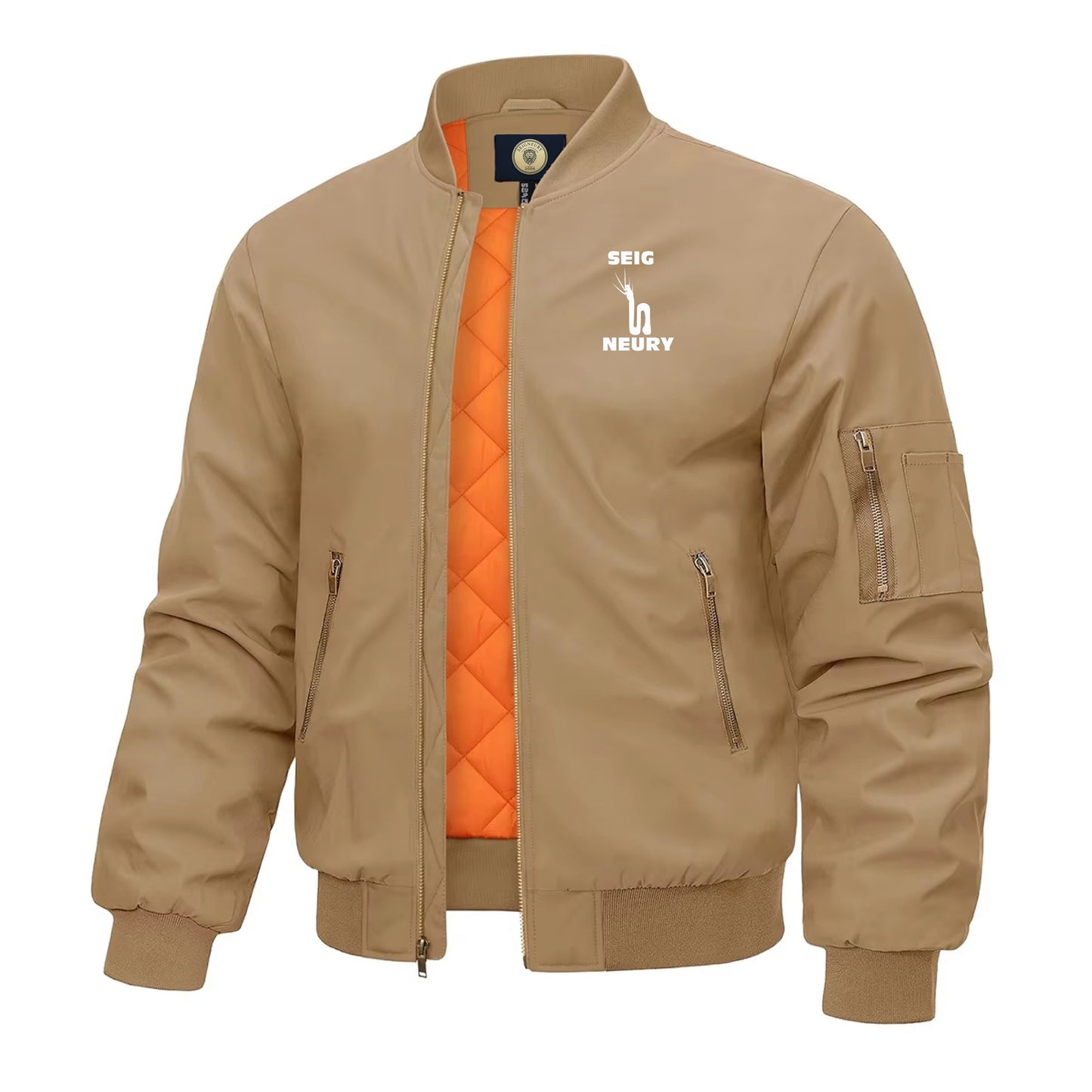 Blouson Bombardier Homme – Veste Bomber Hiver Chaude & Coupe-Vent