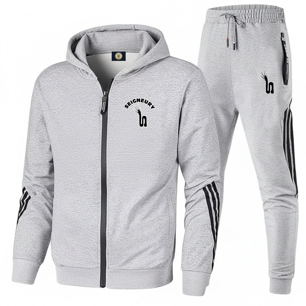 Combinaison Jogging Unisexe SEIGNEURY Zippée à Capuche – Polyester
