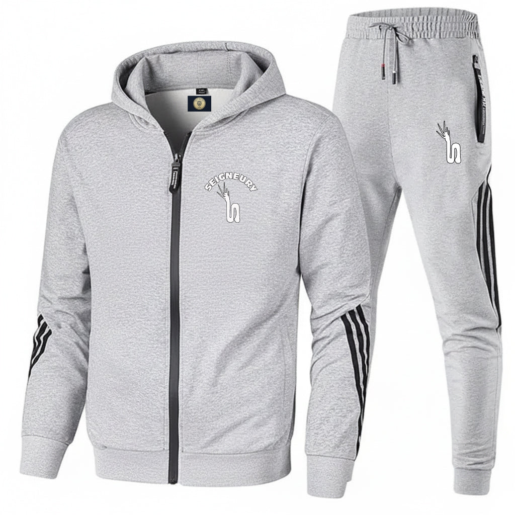 Combinaison Jogging Unisexe SEIGNEURY Zippée à Capuche – Polyester