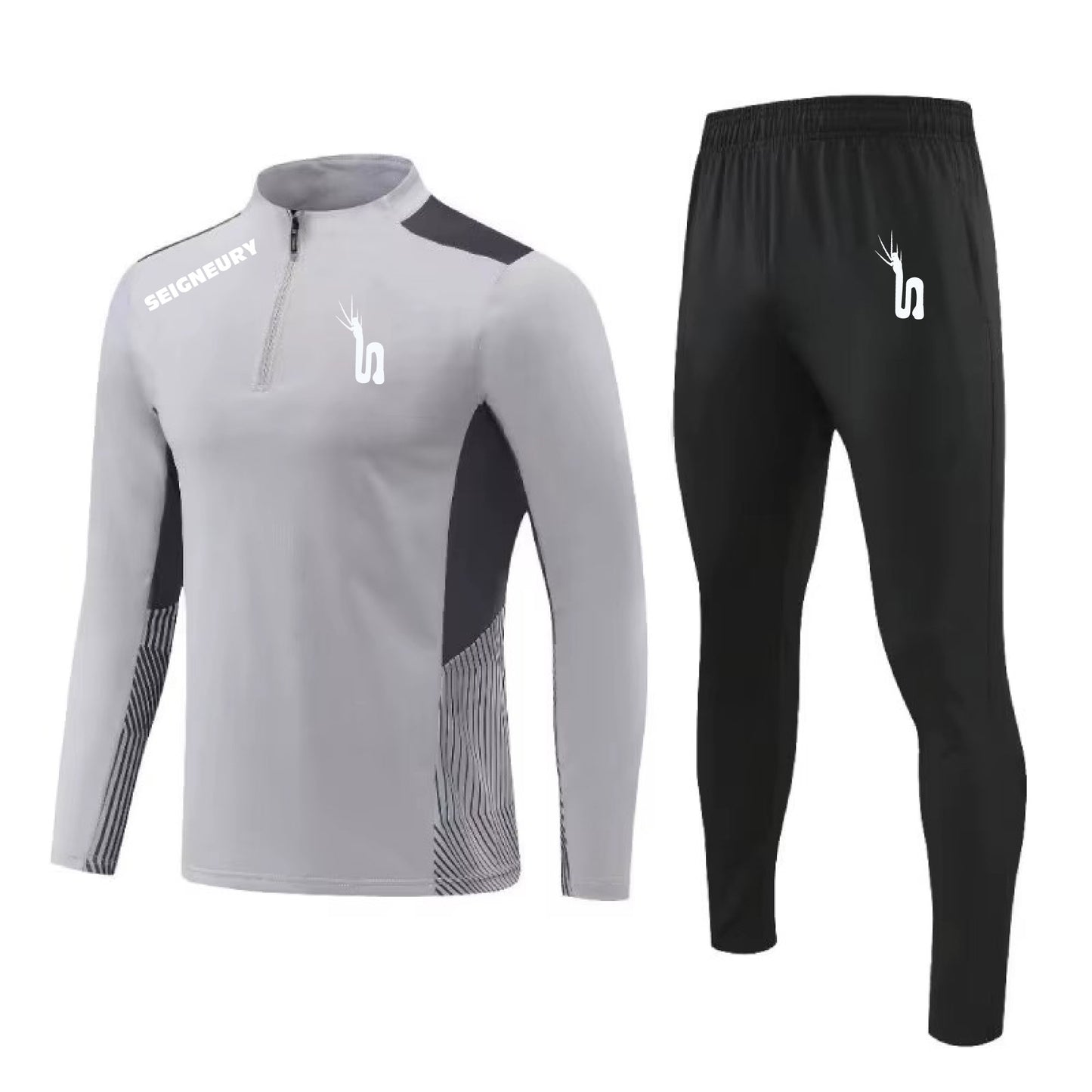 Combinaison Jogging Unisexe SEIGNEURY – 4 Saisons – Entraînement Tout Type (Logo Gamme Or S Cabré)