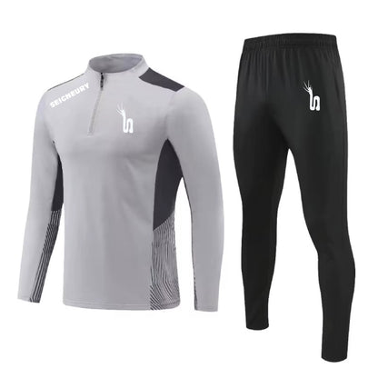 Combinaison Jogging Unisexe SEIGNEURY – 4 Saisons – Entraînement Tout Type (Logo Gamme Or S Cabré)