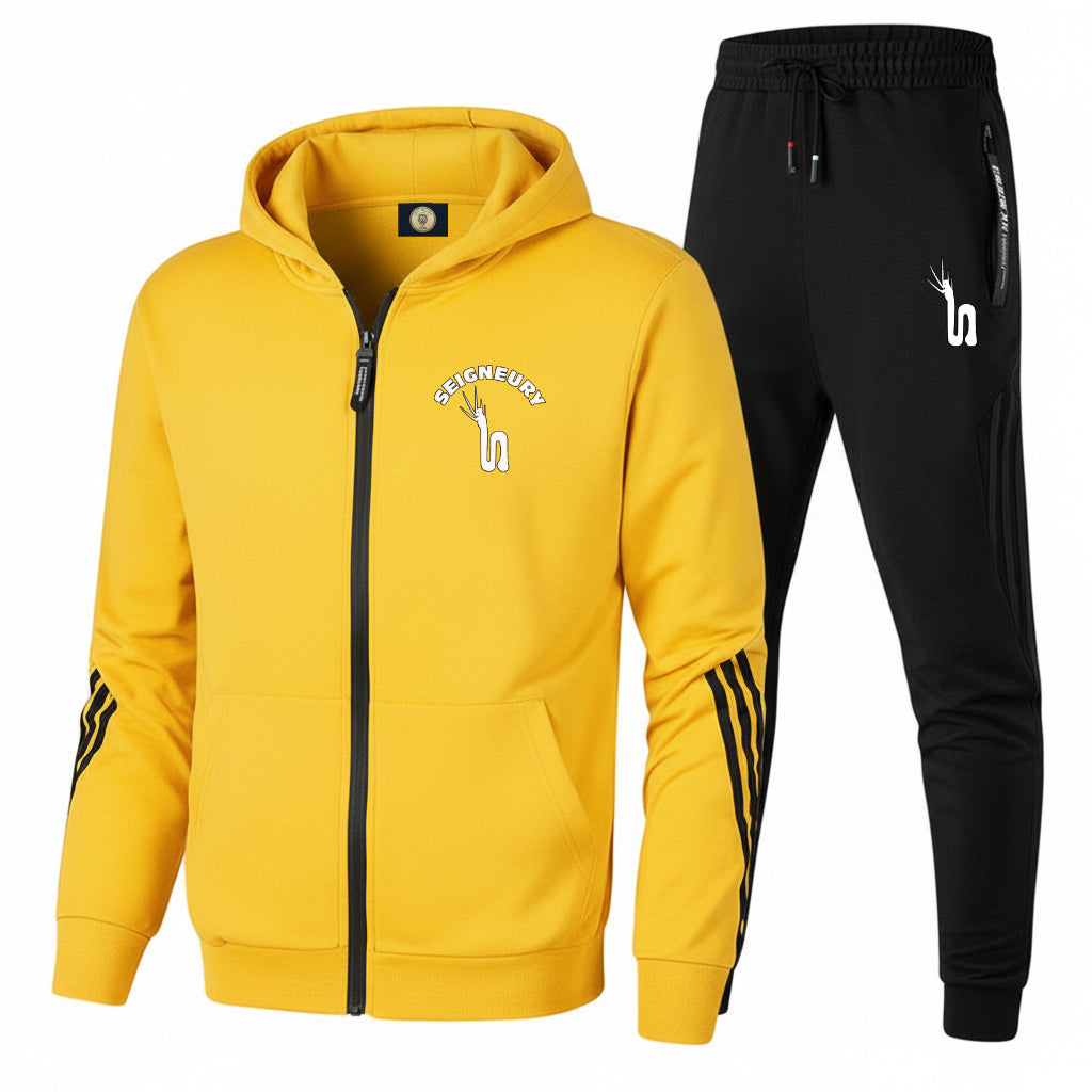 Combinaison Jogging Unisexe SEIGNEURY Zippée à Capuche – Polyester