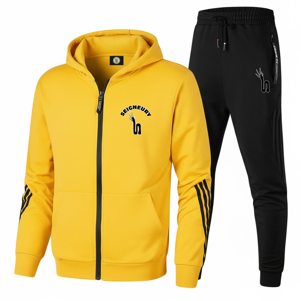 Combinaison Jogging Unisexe SEIGNEURY Zippée à Capuche – Polyester